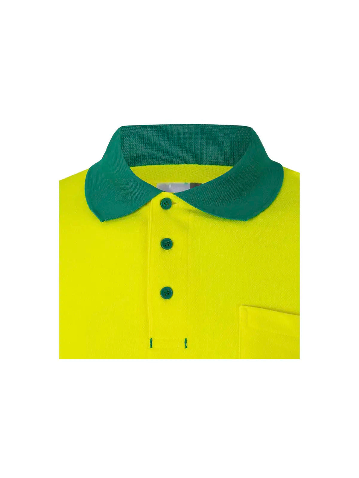 Polo alta visibilidad algodón bicolor manga larga Velilla 305515