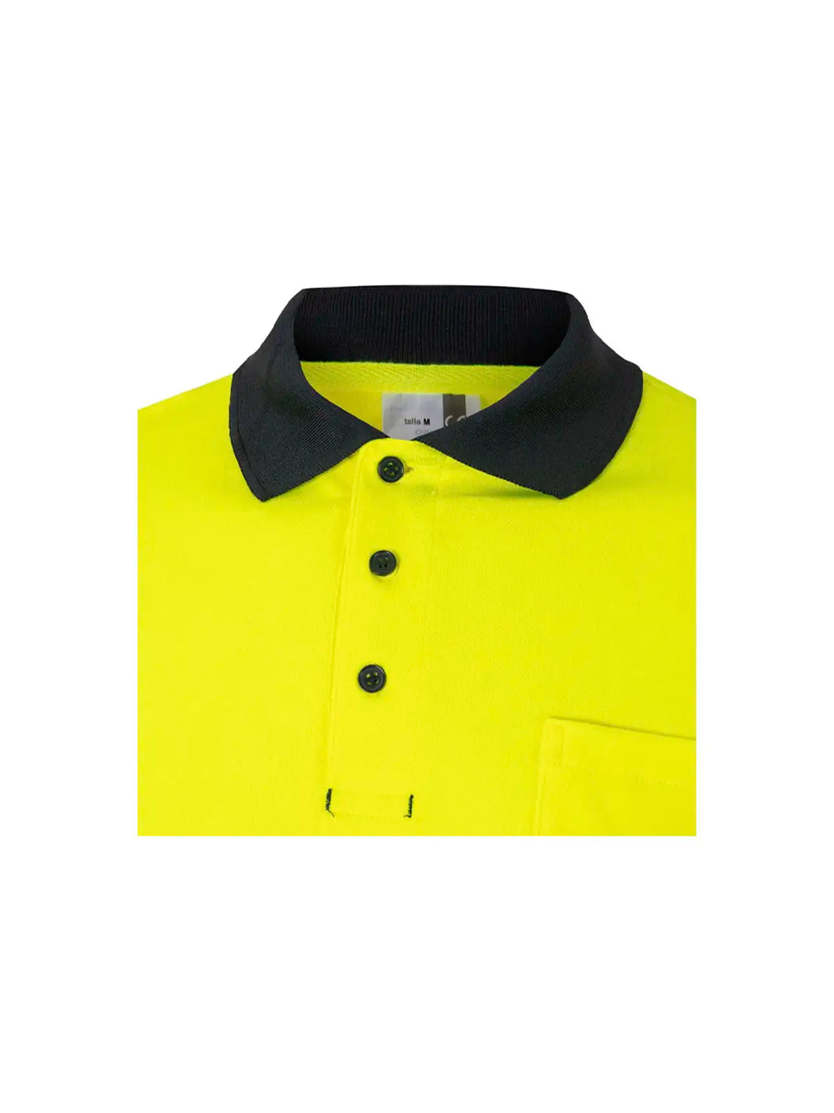 Polo alta visibilidad algodón bicolor manga larga Velilla 305515
