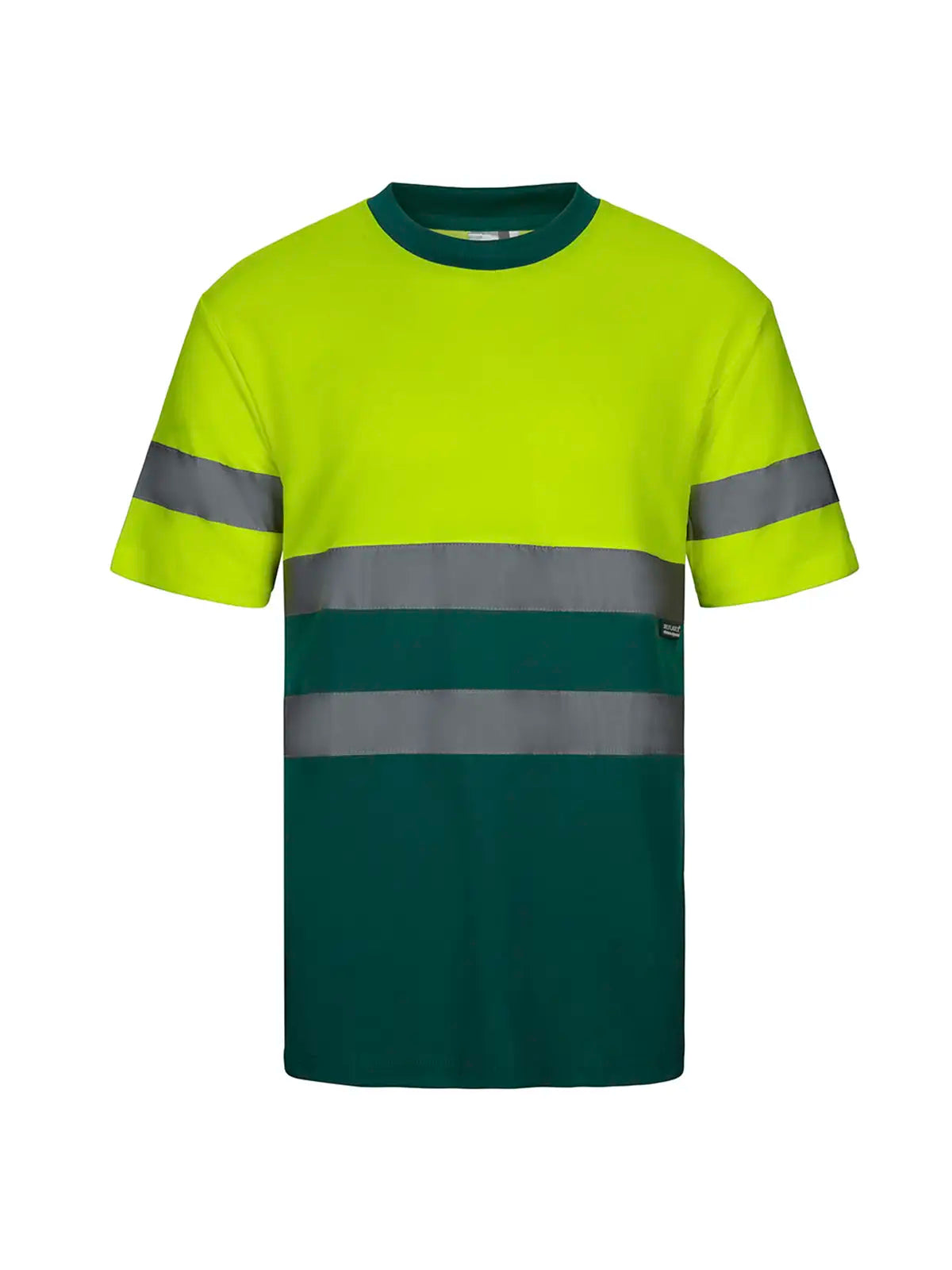 Camiseta alta visibilidad de algodón de manga corta bicolor Velilla 305613