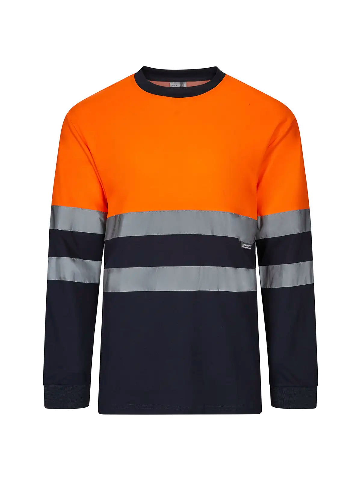 Camiseta alta visibilidad algodón bicolor manga larga Velilla 305615