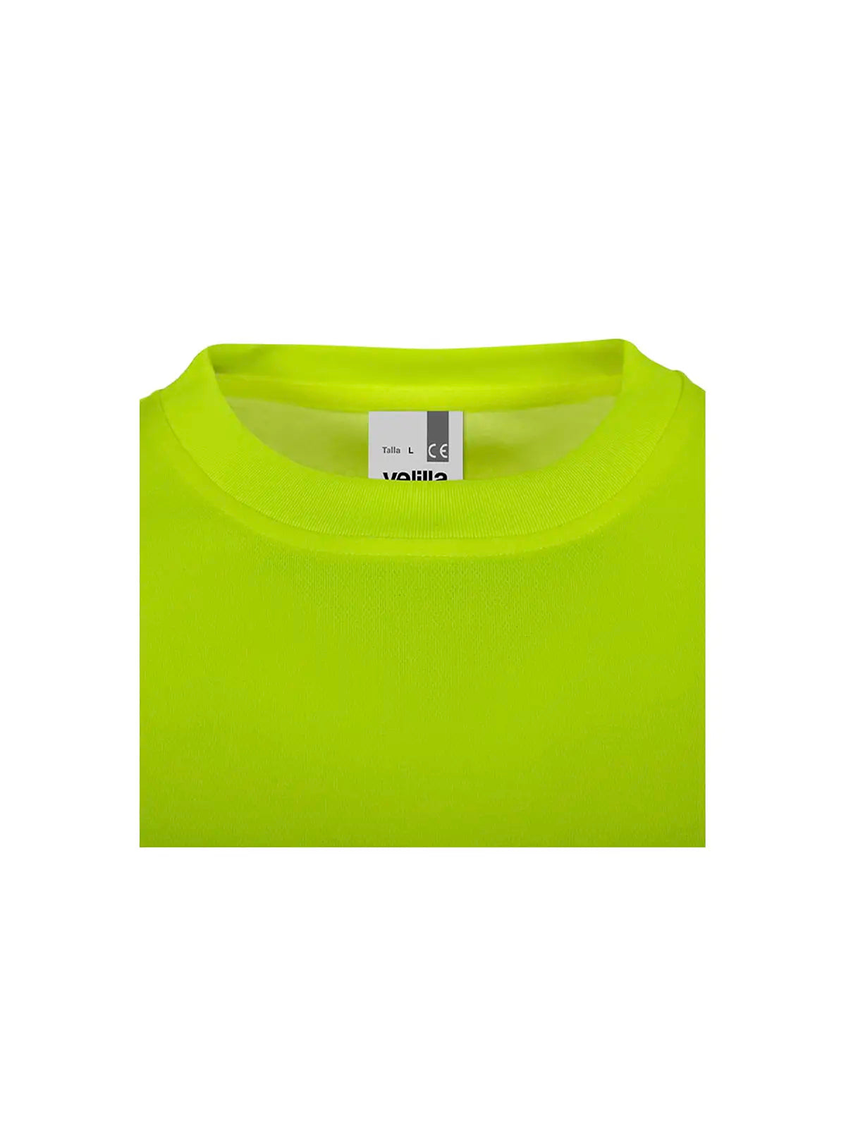 Camiseta alta visibilidad algodón manga larga cinta segmentada Velilla 305618