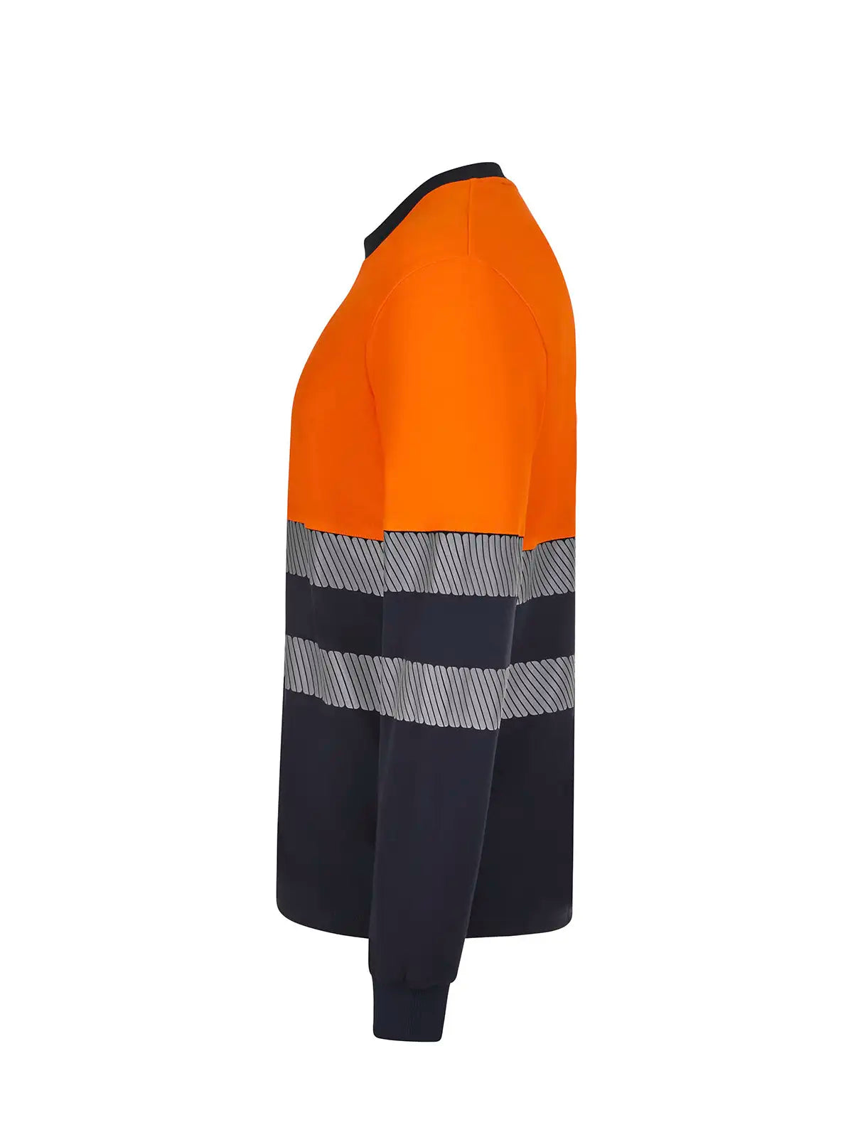 Camiseta alta visibilidad algodón bicolor manga larga cinta segmentada Velilla 305619
