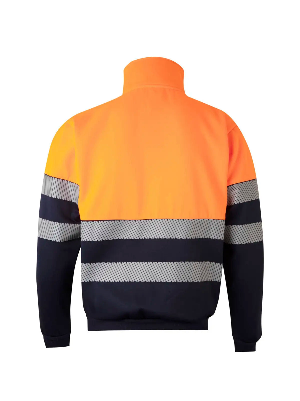 Sudadera alta visibilidad bicolor con media cremallera cinta segmentada Velilla 305703