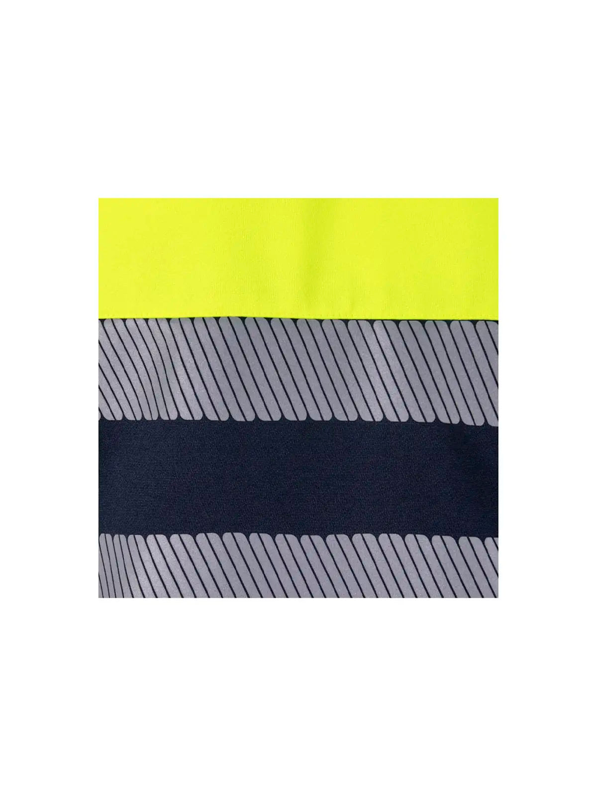 Sudadera alta visibilidad bicolor con media cremallera cinta segmentada Velilla 305703