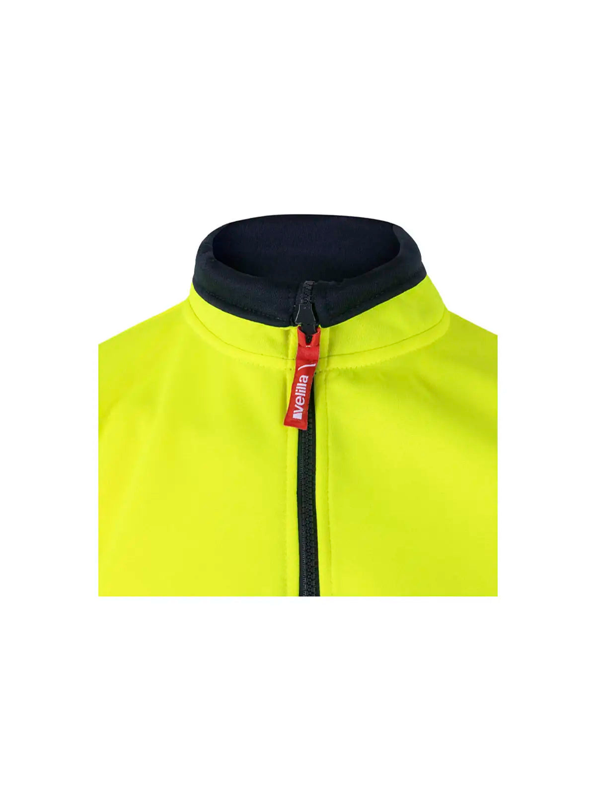 Sudadera alta visibilidad bicolor con media cremallera cinta segmentada Velilla 305703