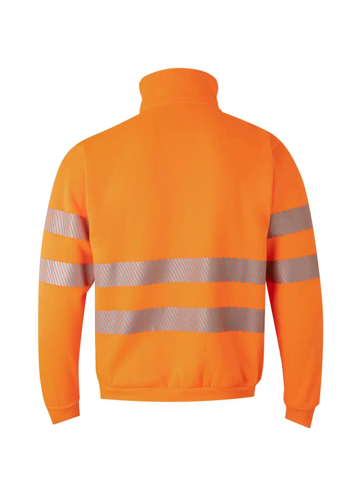 Sudadera alta visibilidad bicolor con media cremallera cinta segmentada Velilla 305704