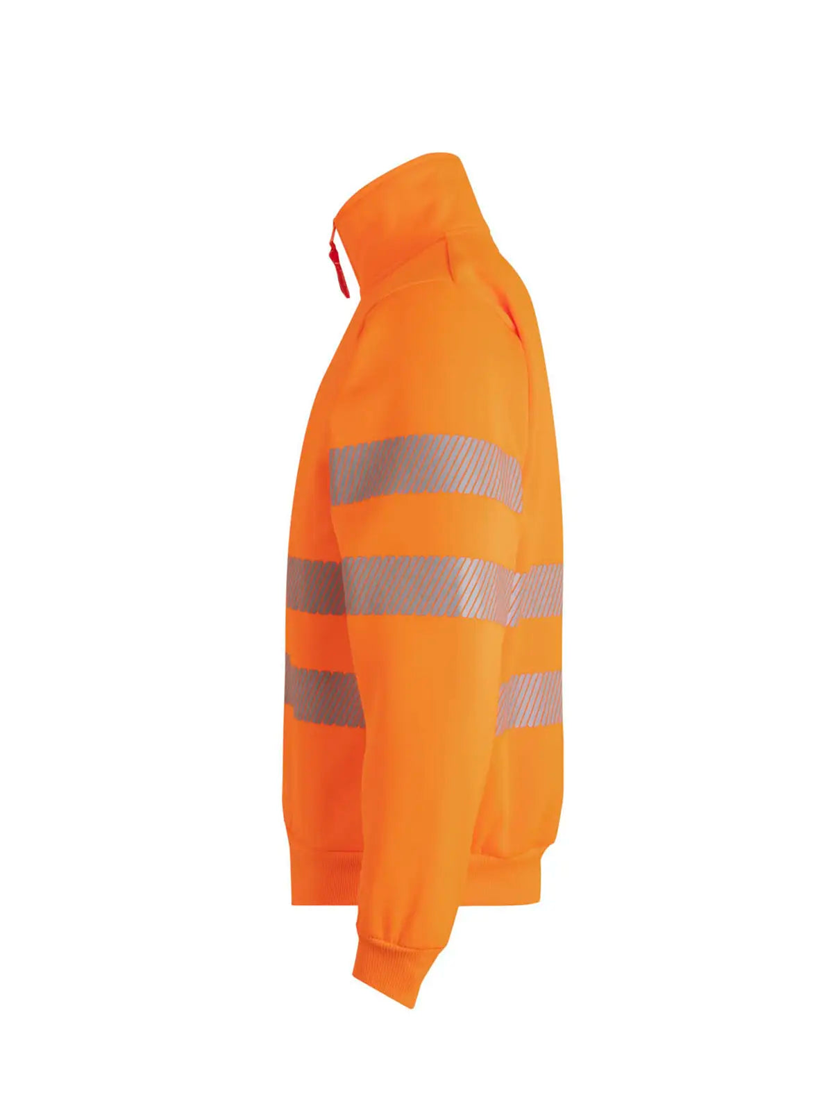 Sudadera alta visibilidad bicolor con media cremallera cinta segmentada Velilla 305704