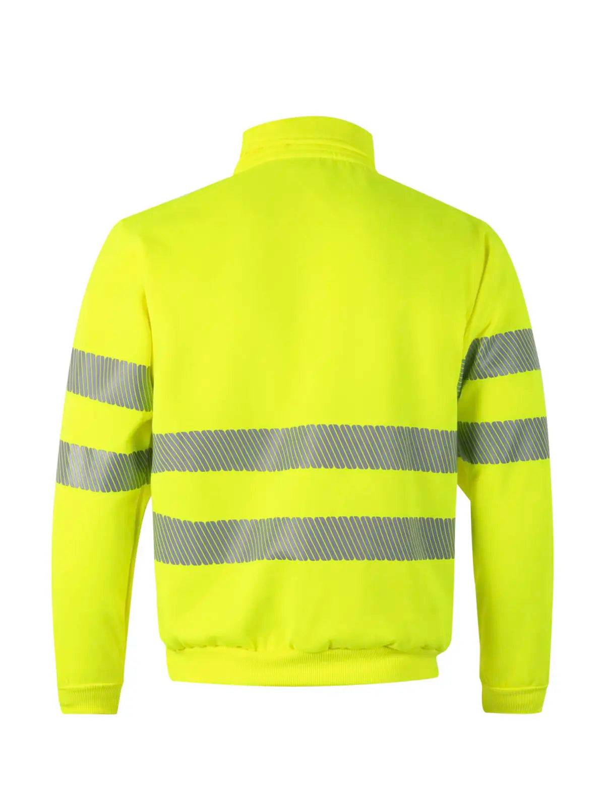 Sudadera alta visibilidad bicolor con media cremallera cinta segmentada Velilla 305704
