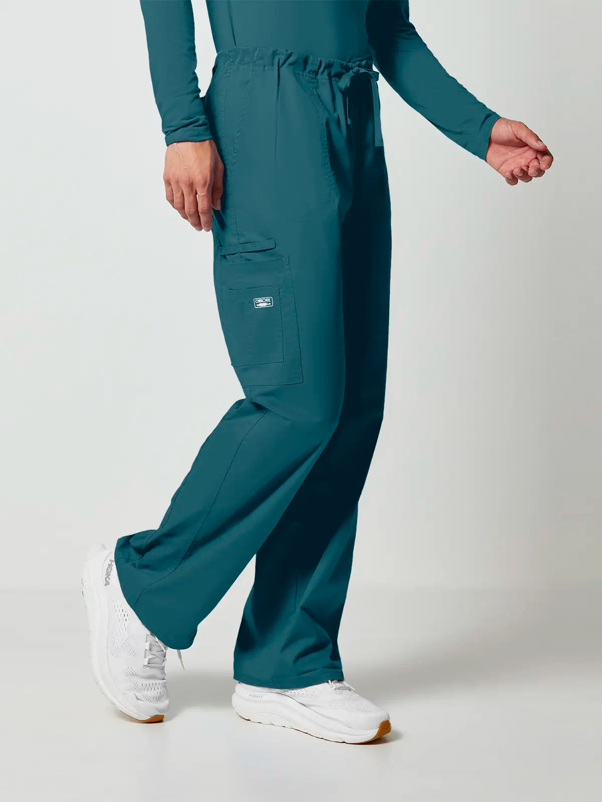 Pantalón sanitario cargo unisex con cordón Cherokee Core Stretch WWE4043