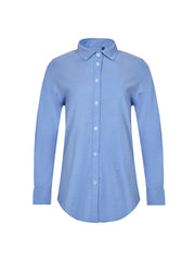 Camisa oxford stretch manga larga mujer Velilla 405005S