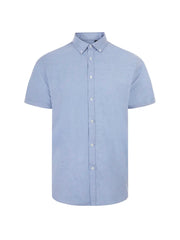Camisa oxford stretch manga corta hombre Velilla 405024S