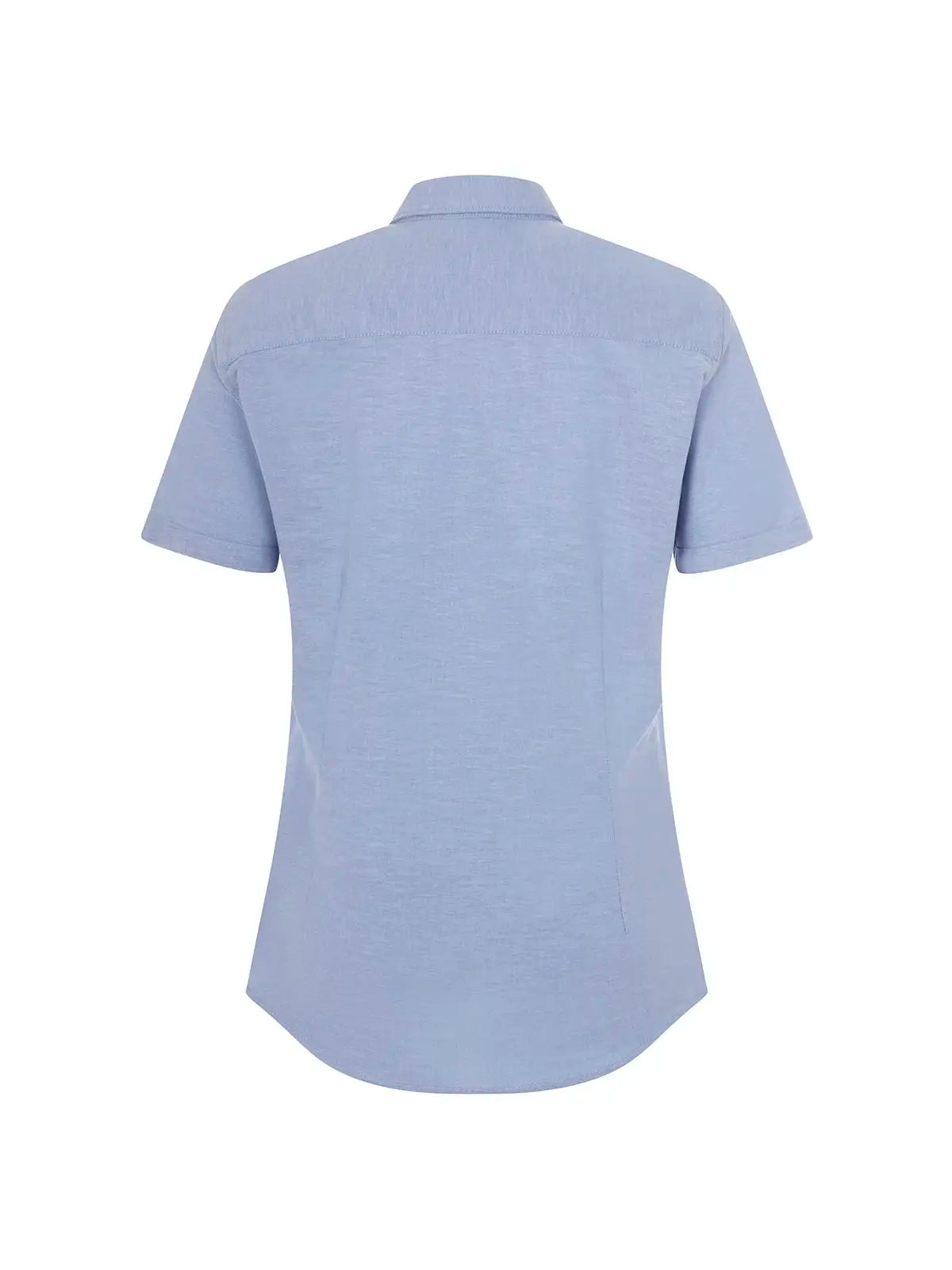 Camisa oxford stretch manga corta mujer Velilla 405025S