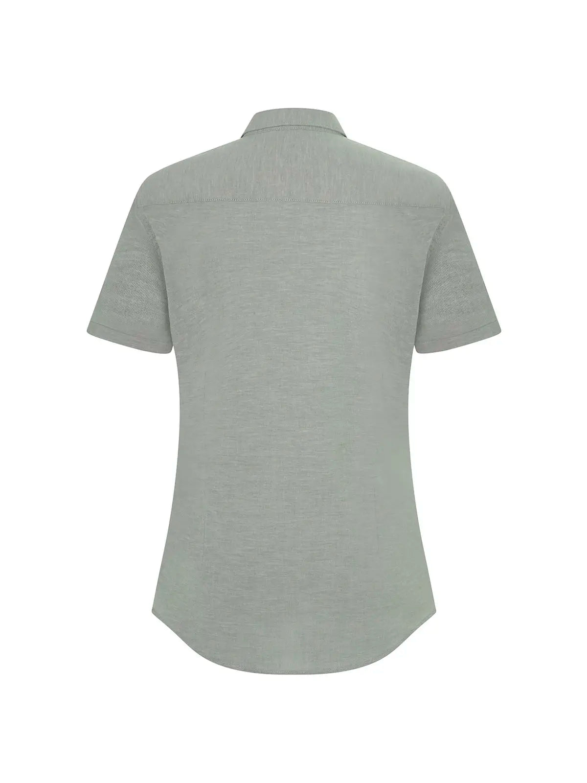 Camisa oxford stretch manga corta mujer Velilla 405025S