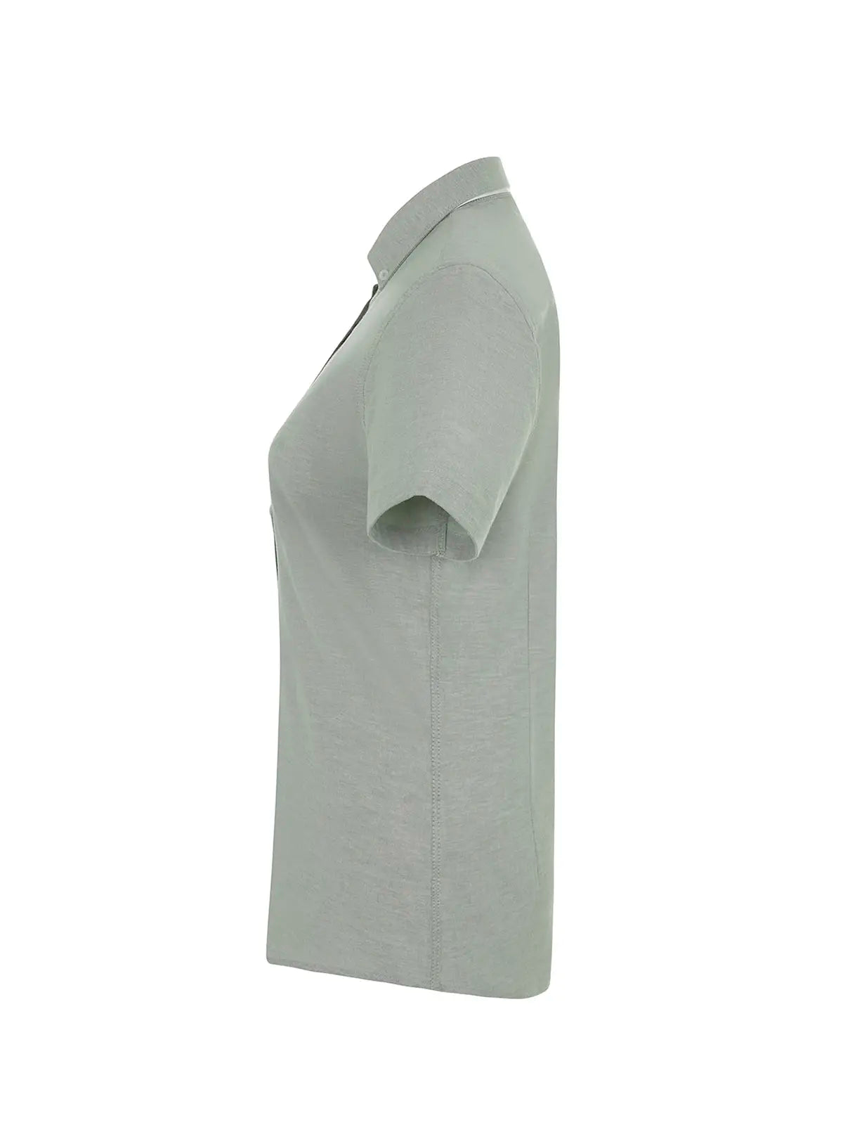 Camisa oxford stretch manga corta mujer Velilla 405025S
