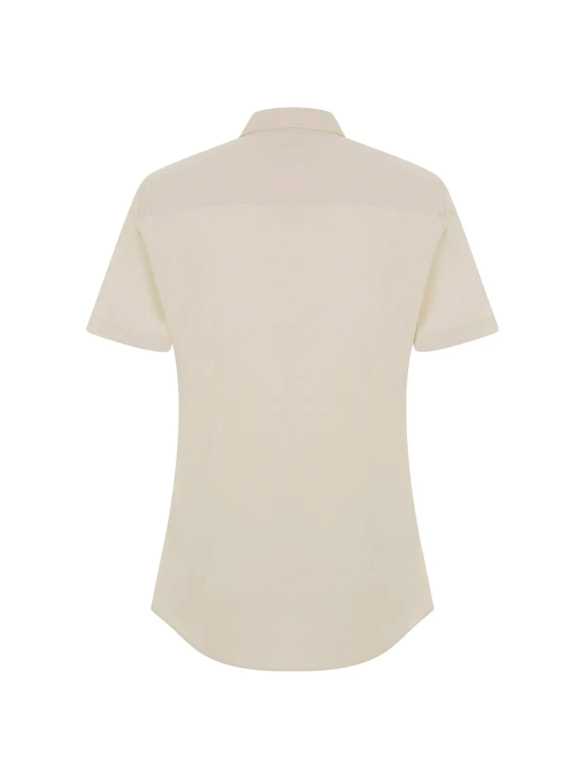 Camisa oxford stretch manga corta mujer Velilla 405025S