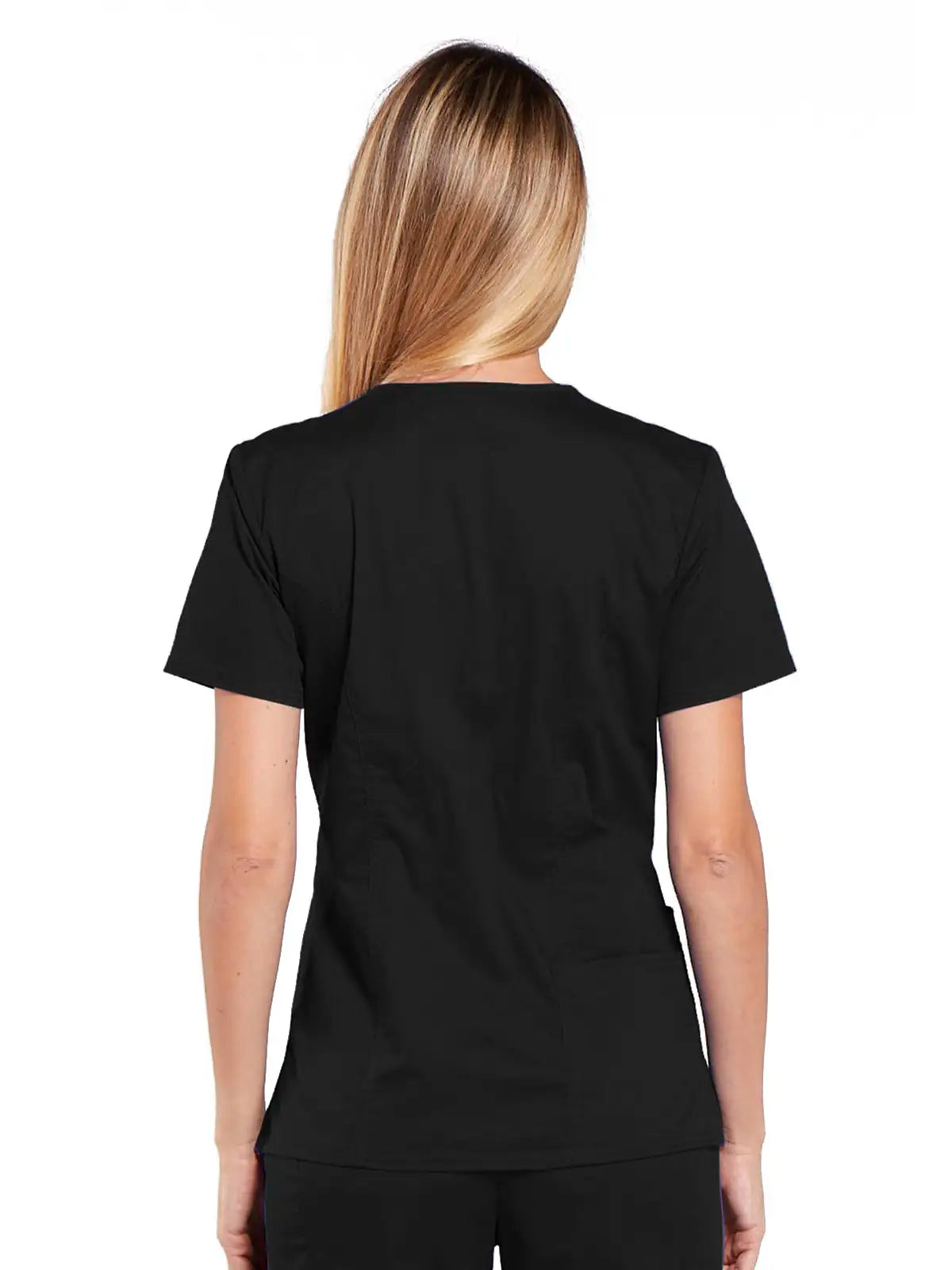 Casaca sanitaria mujer cuello pico Cherokee Core Stretch WWE4710