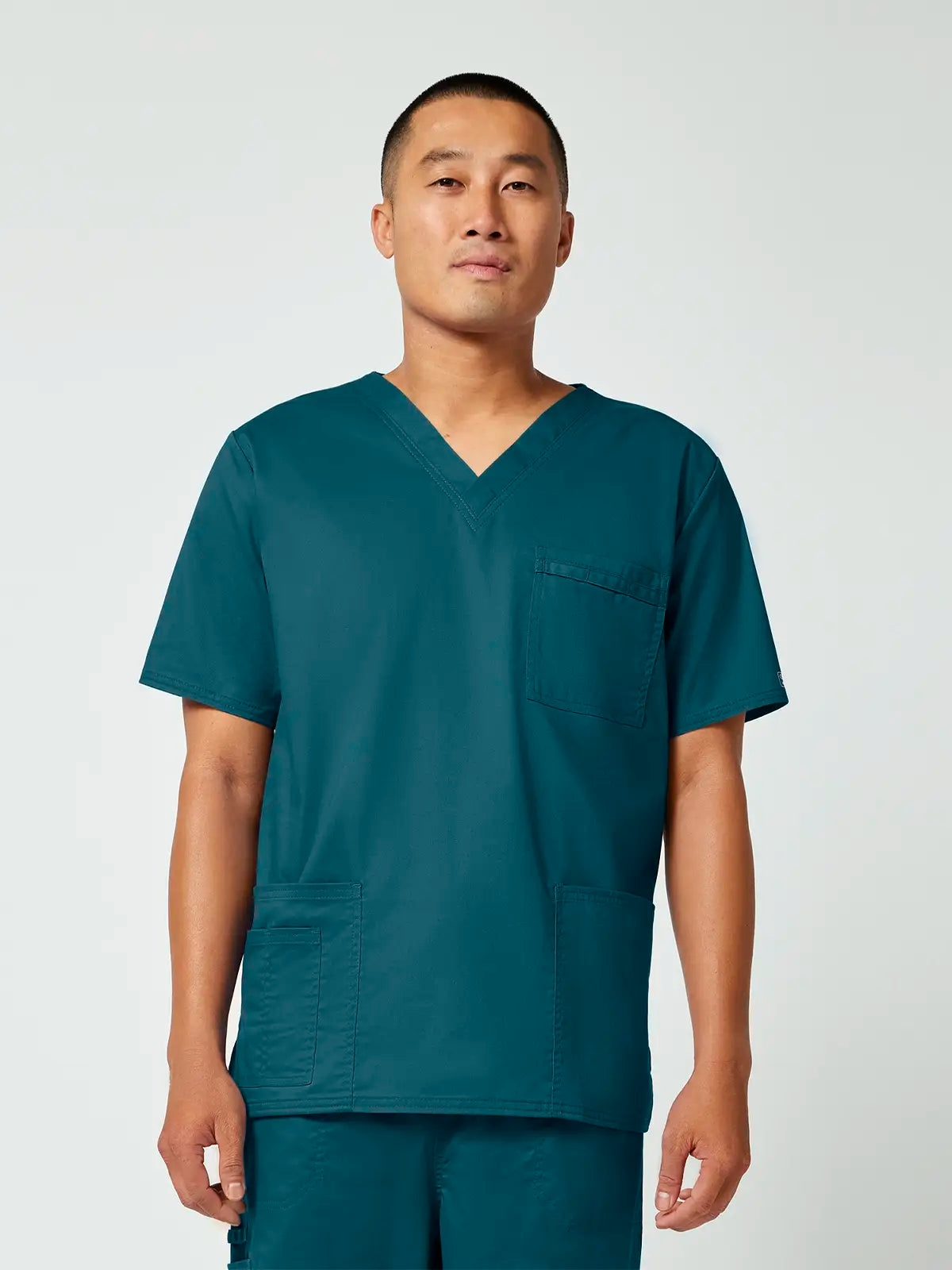 Casaca sanitaria unisex cuello pico Cherokee Core Stretch WWE4725