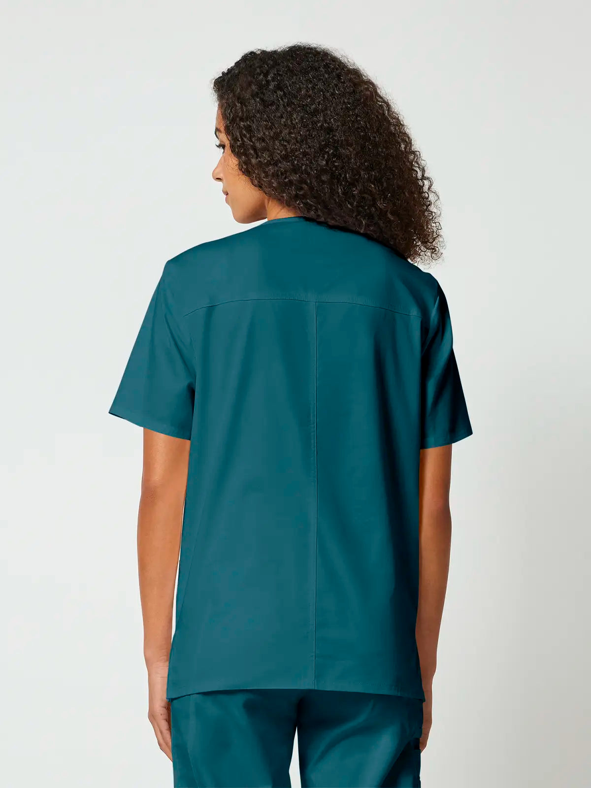 Casaca sanitaria unisex cuello pico Cherokee Core Stretch WWE4725