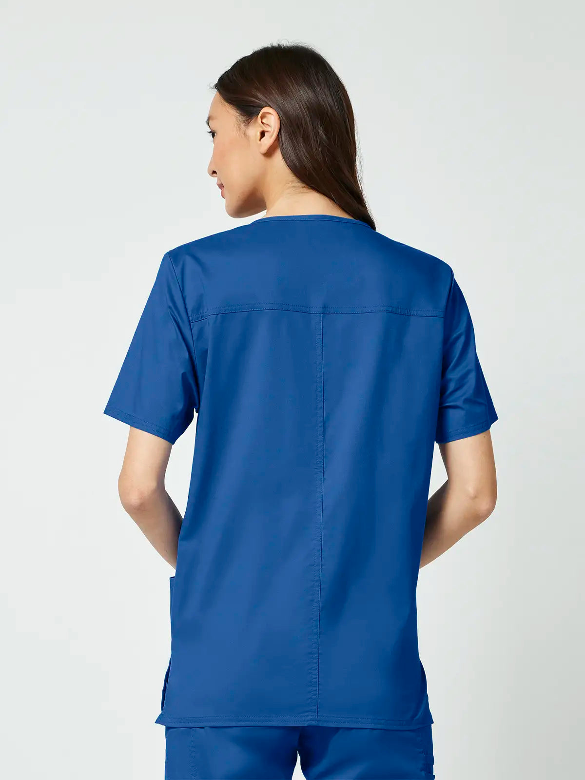 Casaca sanitaria unisex cuello pico Cherokee Core Stretch WWE4725