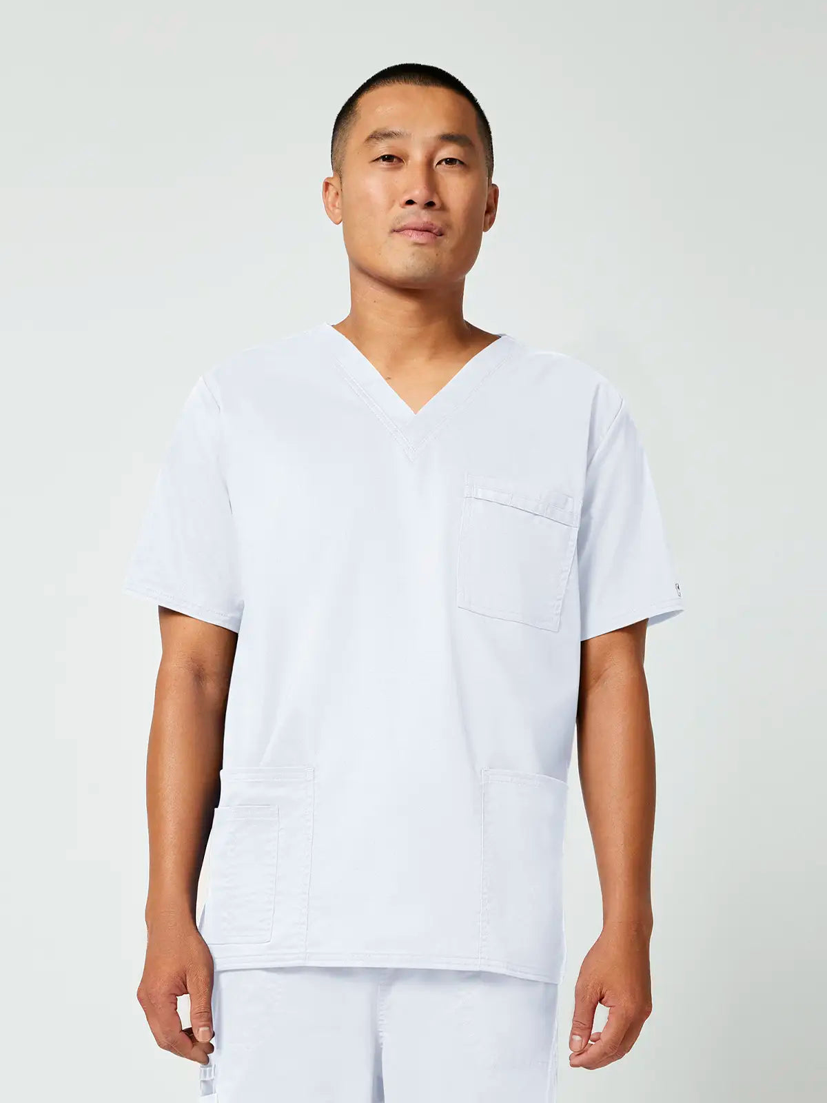 Casaca sanitaria unisex cuello pico Cherokee Core Stretch WWE4725