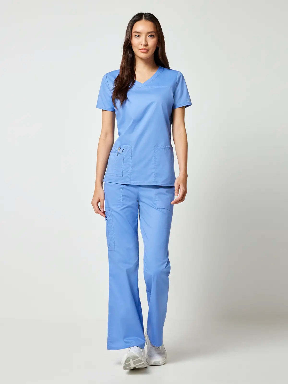 Casaca sanitaria mujer cuello pico Cherokee Core Stretch WWE4727