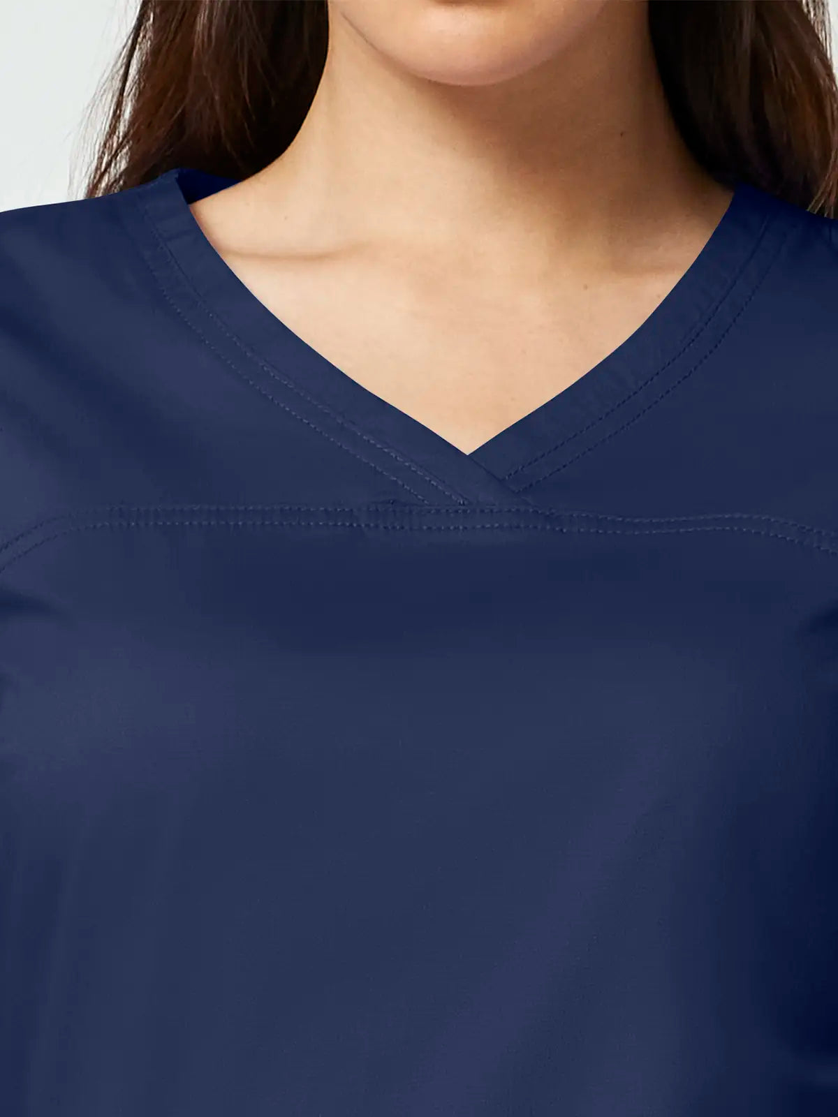 Casaca sanitaria mujer cuello pico Cherokee Core Stretch WWE4727