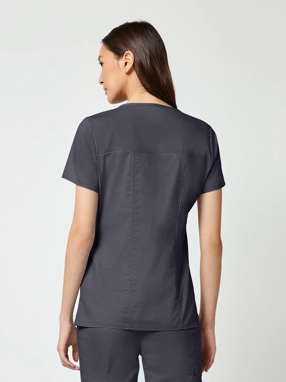 Casaca sanitaria mujer cuello pico Cherokee Core Stretch WWE4727