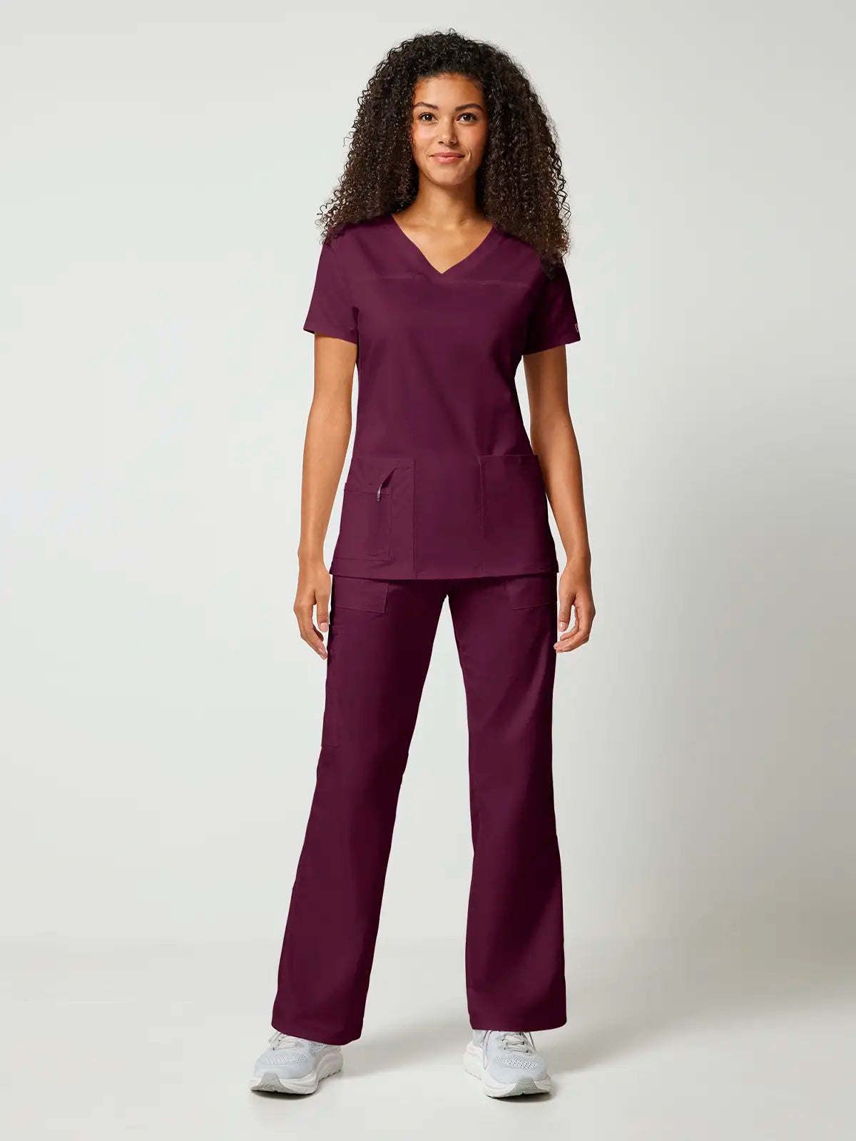 Casaca sanitaria mujer cuello pico Cherokee Core Stretch WWE4727