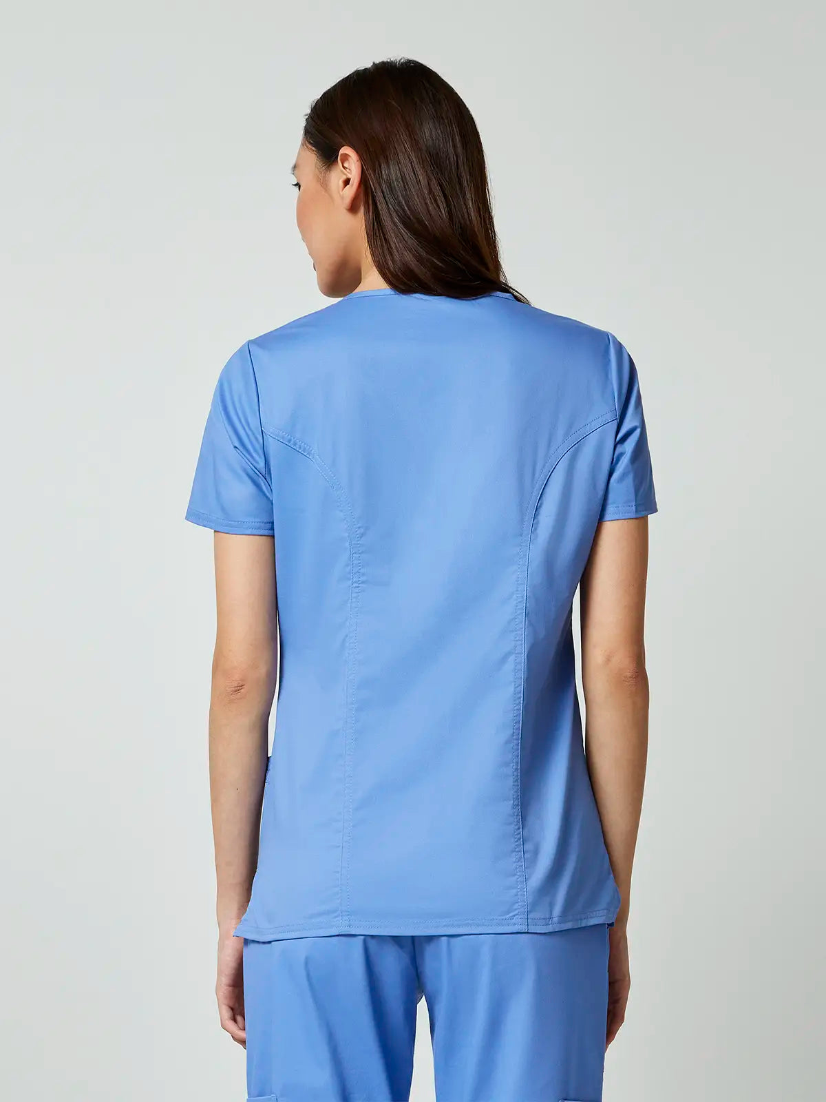 Casaca sanitaria mujer con cruzado simulado Cherokee Core Stretch WWE4728