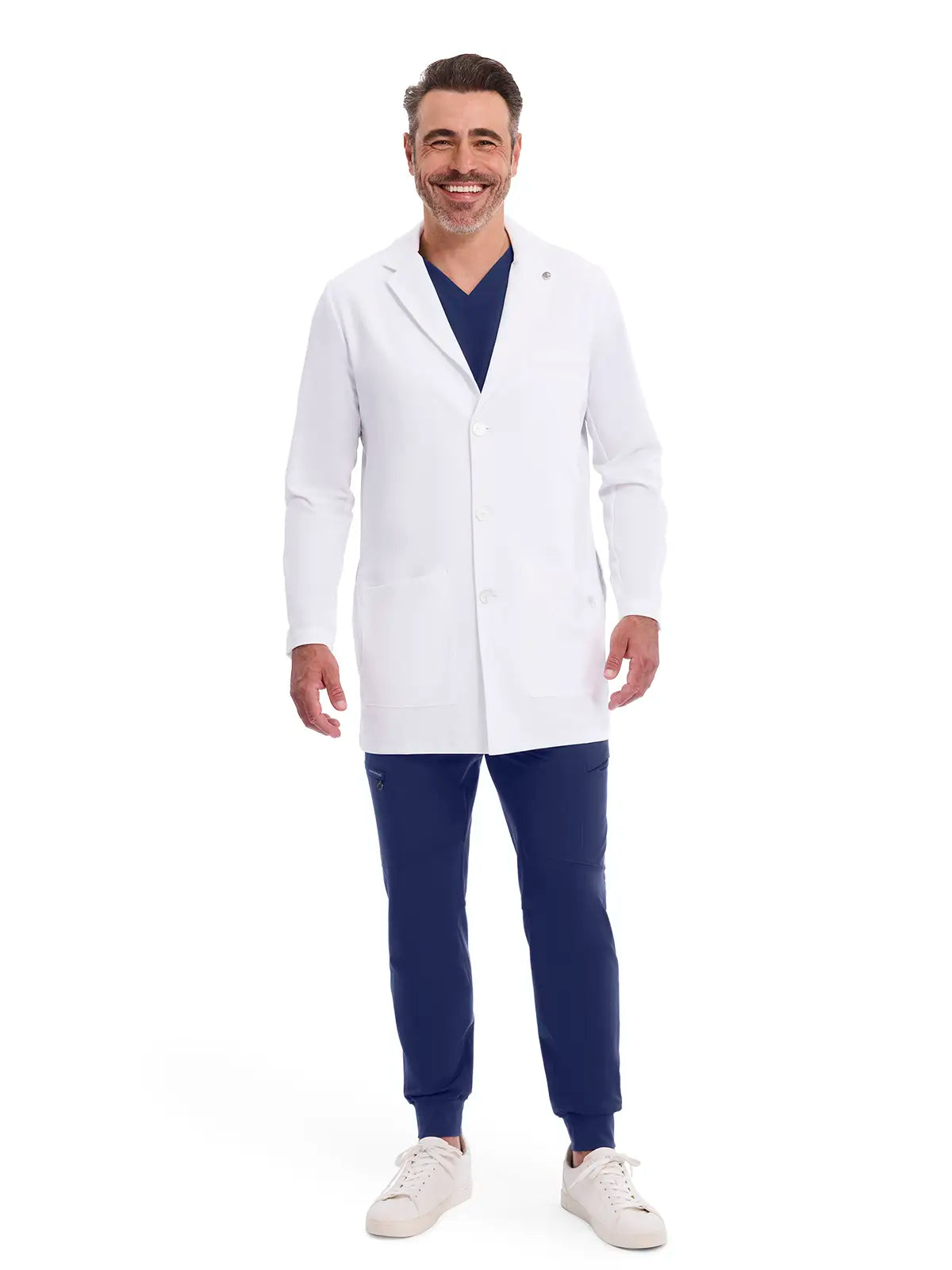 Bata médica hombre Healing Hands midi Logan HHE5100