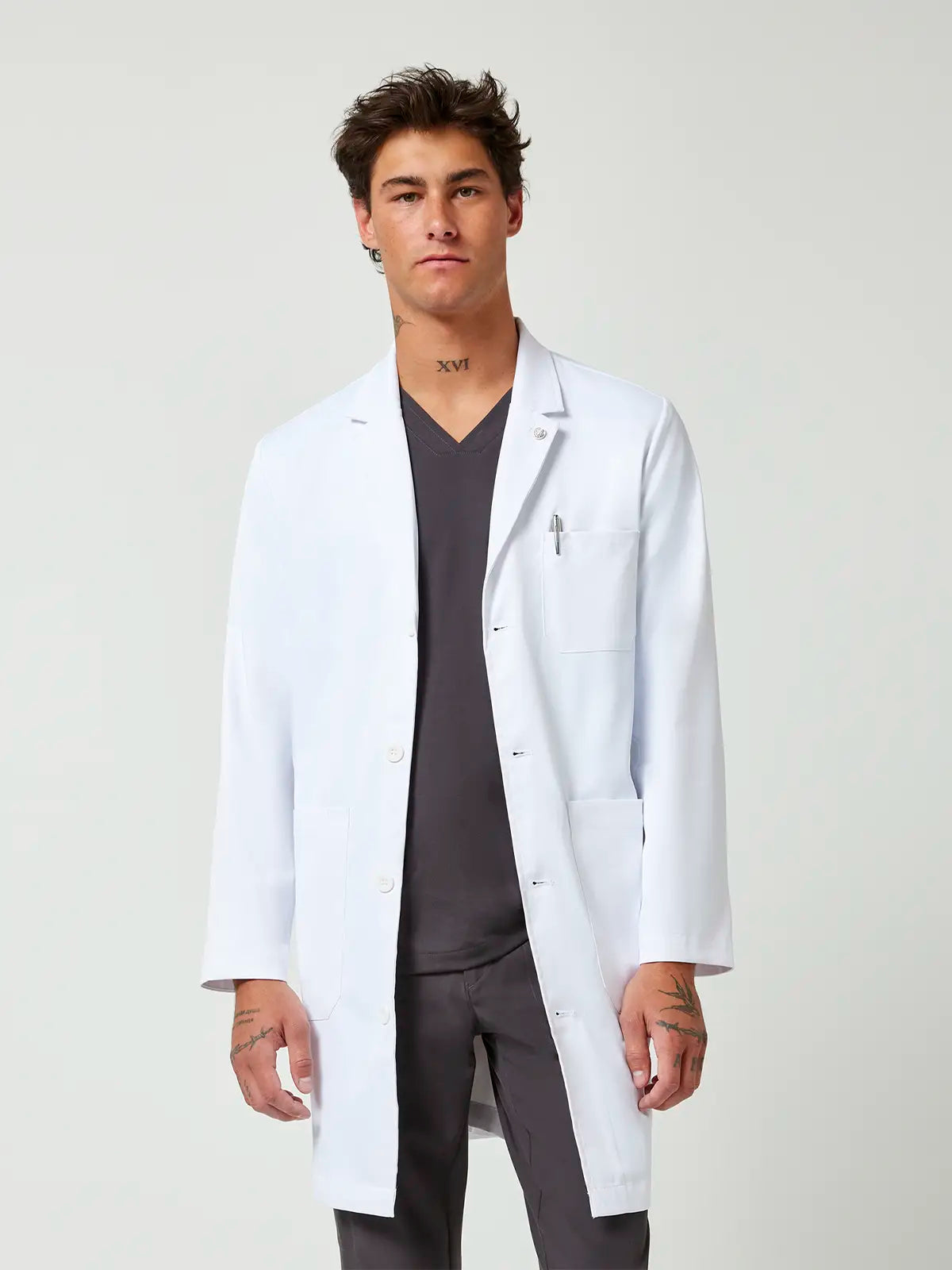 Bata médica larga hombre Healing Hands Luke HHE5151