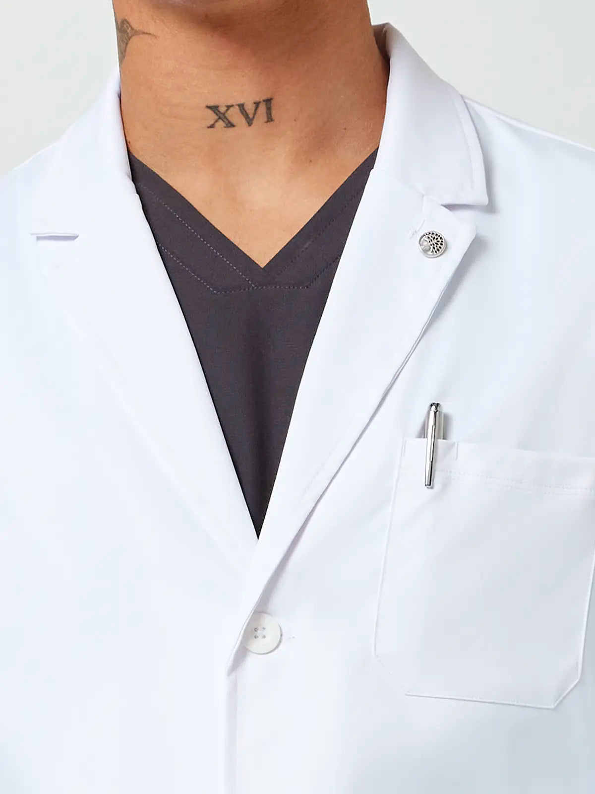 Bata médica larga hombre Healing Hands Luke HHE5151