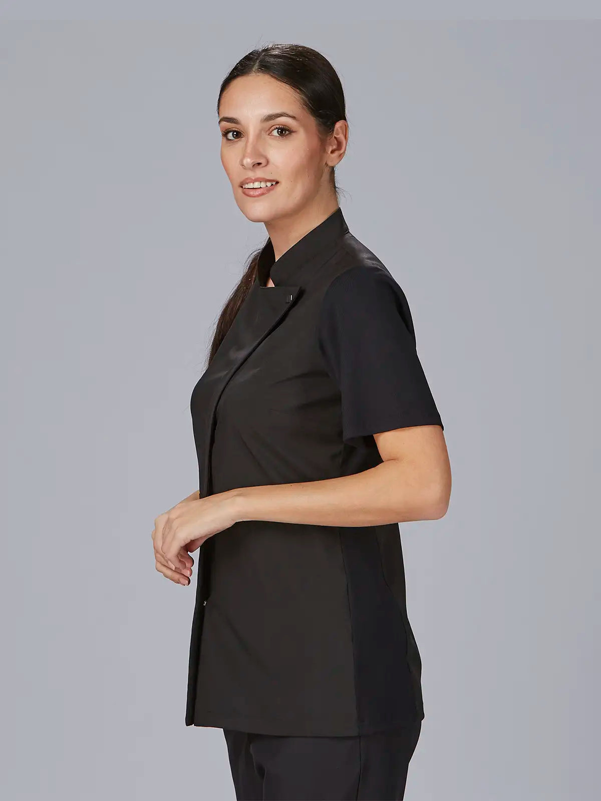 Blusa de mujer cuello mao manga canalé Gary's Della 600065
