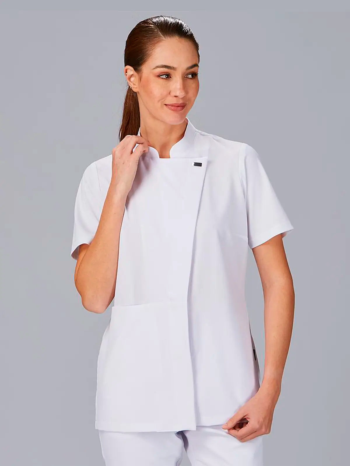 Blusa de mujer cuello mao manga canalé Gary's Della 600065