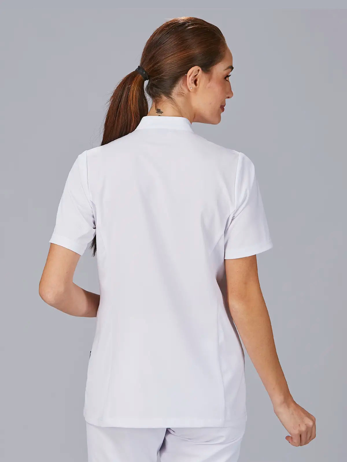 Blusa de mujer cuello mao manga canalé Gary's Della 600065