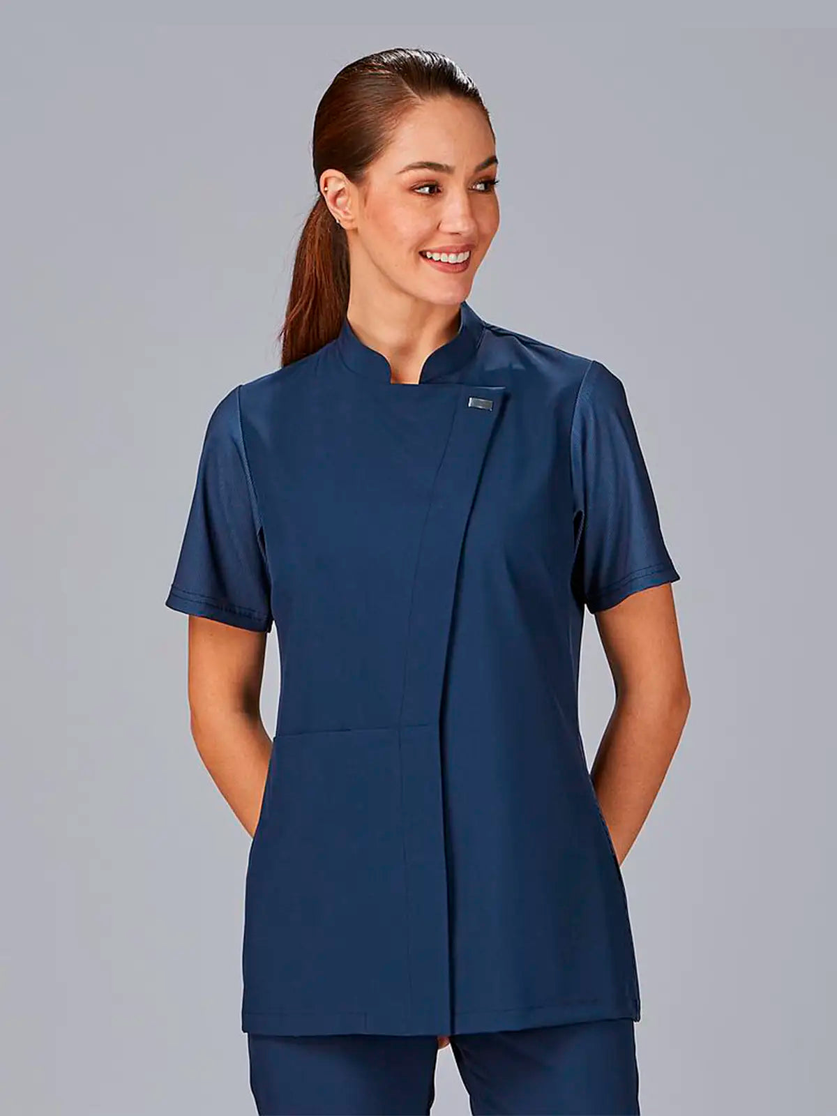 Blusa de mujer cuello mao manga canalé Gary's Della 600065