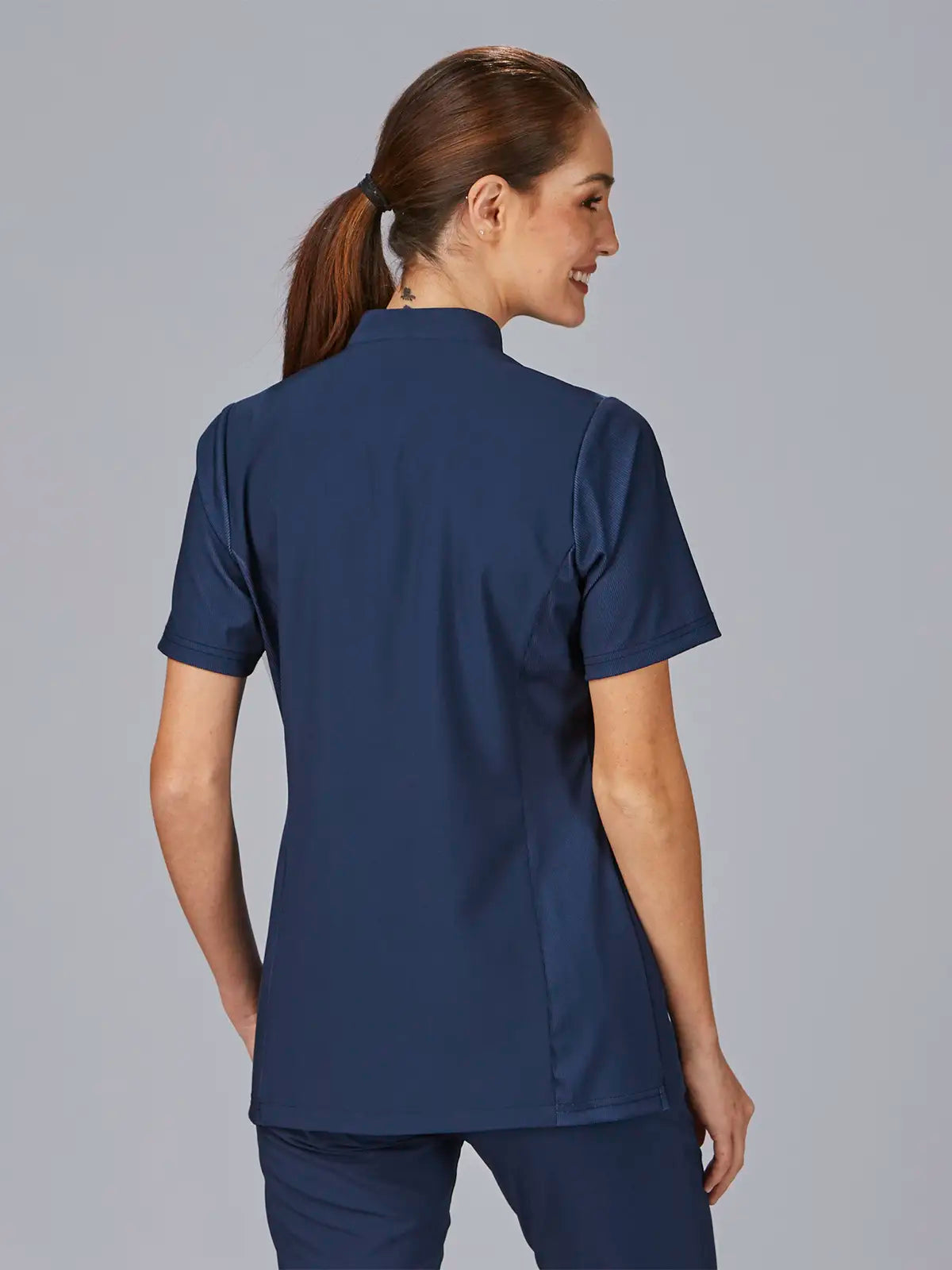 Blusa de mujer cuello mao manga canalé Gary's Della 600065
