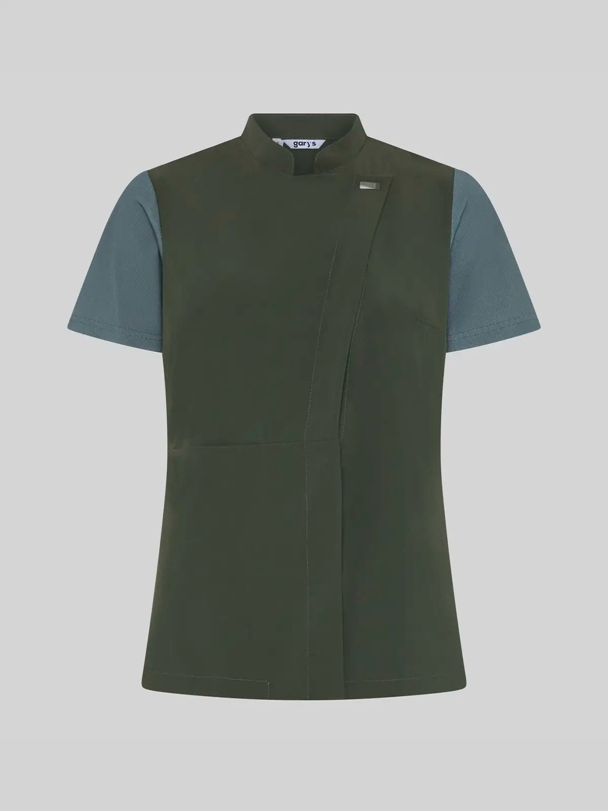 Blusa de mujer cuello mao manga canalé Gary's Della 600065
