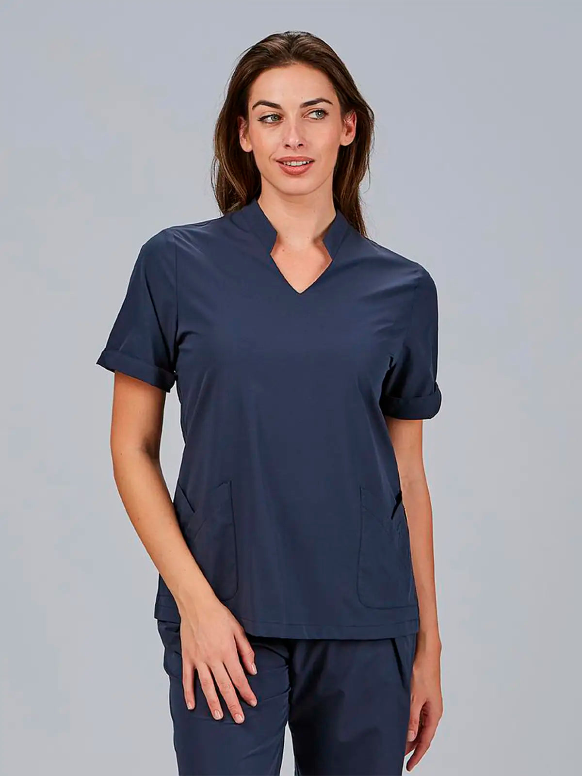 Blusa de mujer cerrada con bolsillos Gary's May 600091