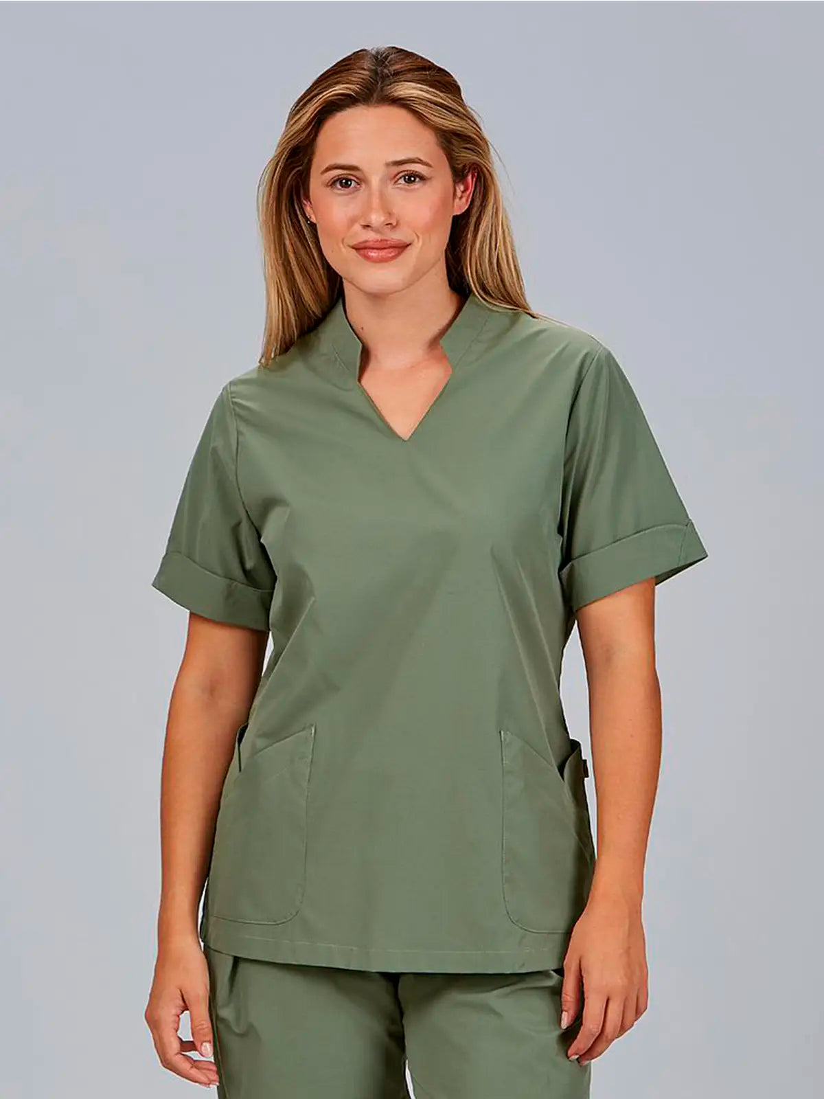 Blusa de mujer cerrada con bolsillos Gary's May 600091