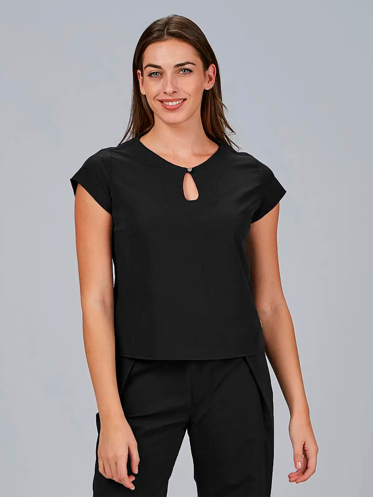 Blusa de mujer escote lágrima manga corta Gary's 600104 Petra