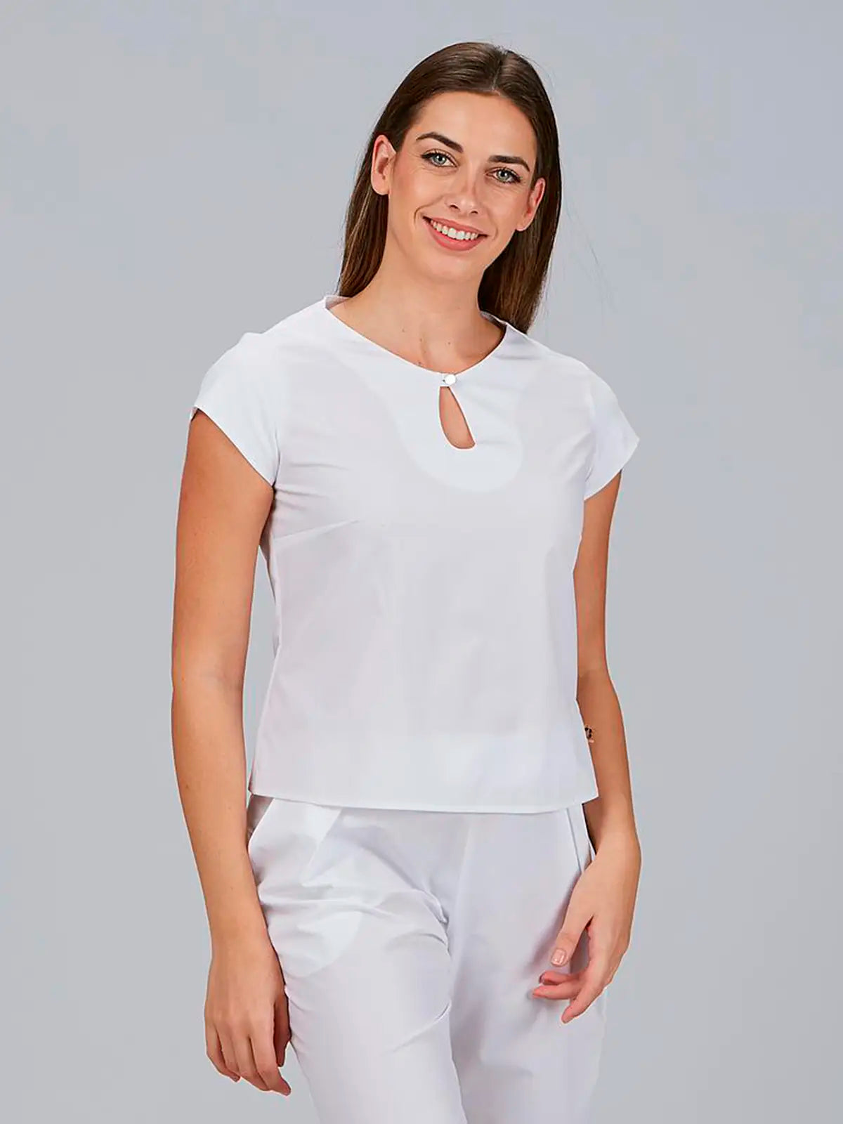 Blusa de mujer escote lágrima manga corta Gary's 600104 Petra