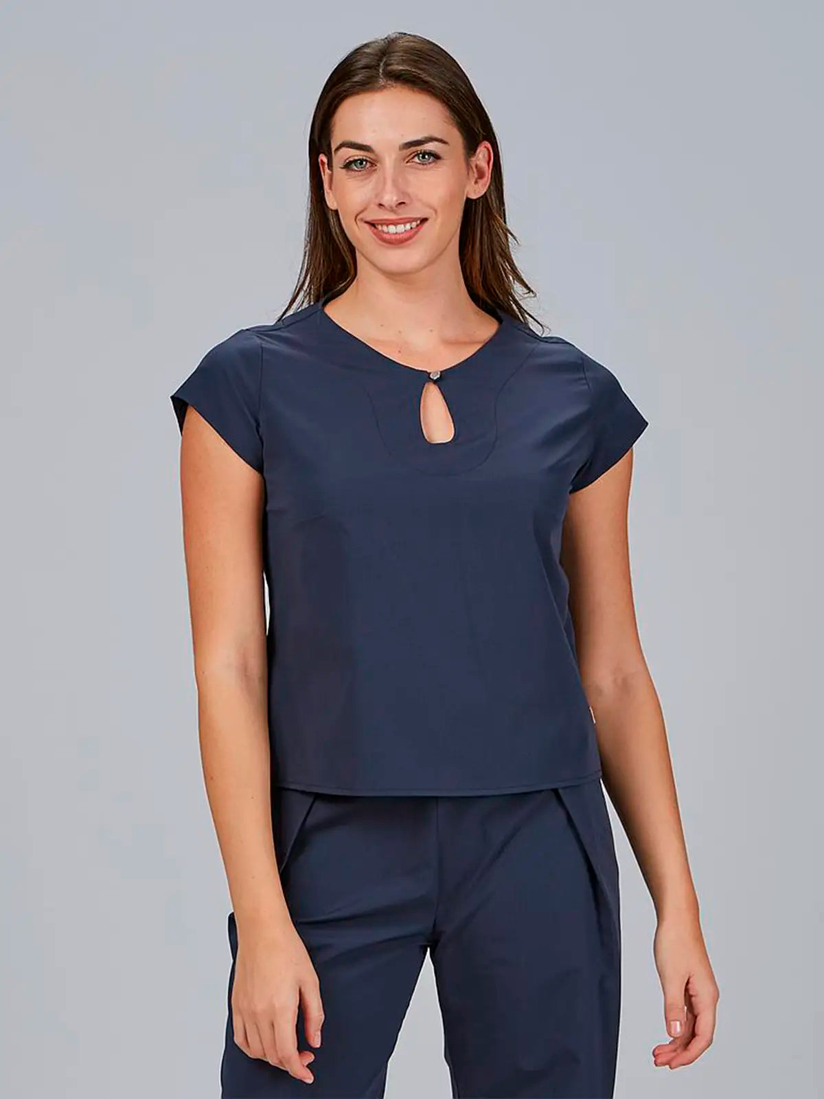 Blusa de mujer escote lágrima manga corta Gary's 600104 Petra