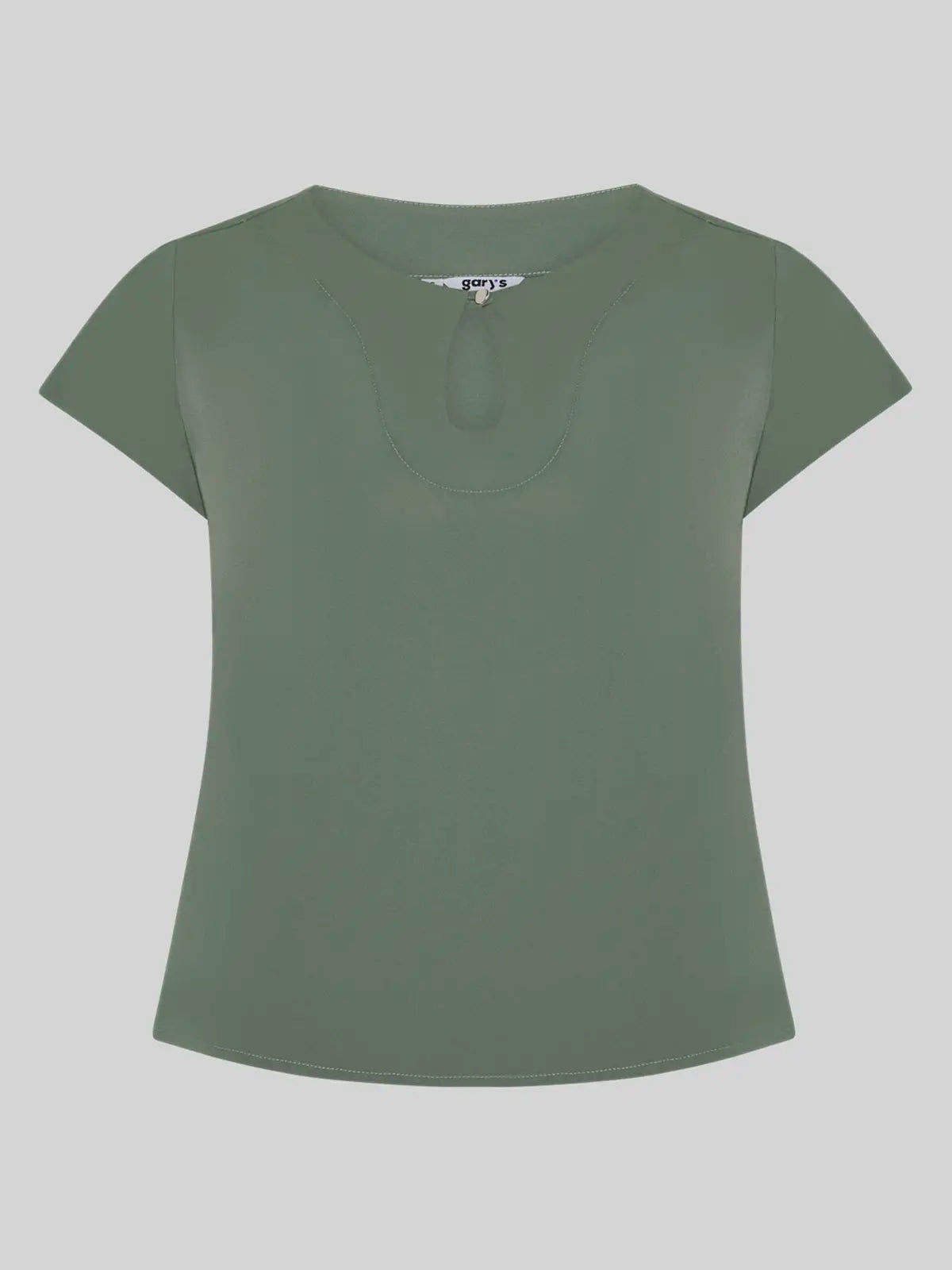 Blusa de mujer escote lágrima manga corta Gary's 600104 Petra