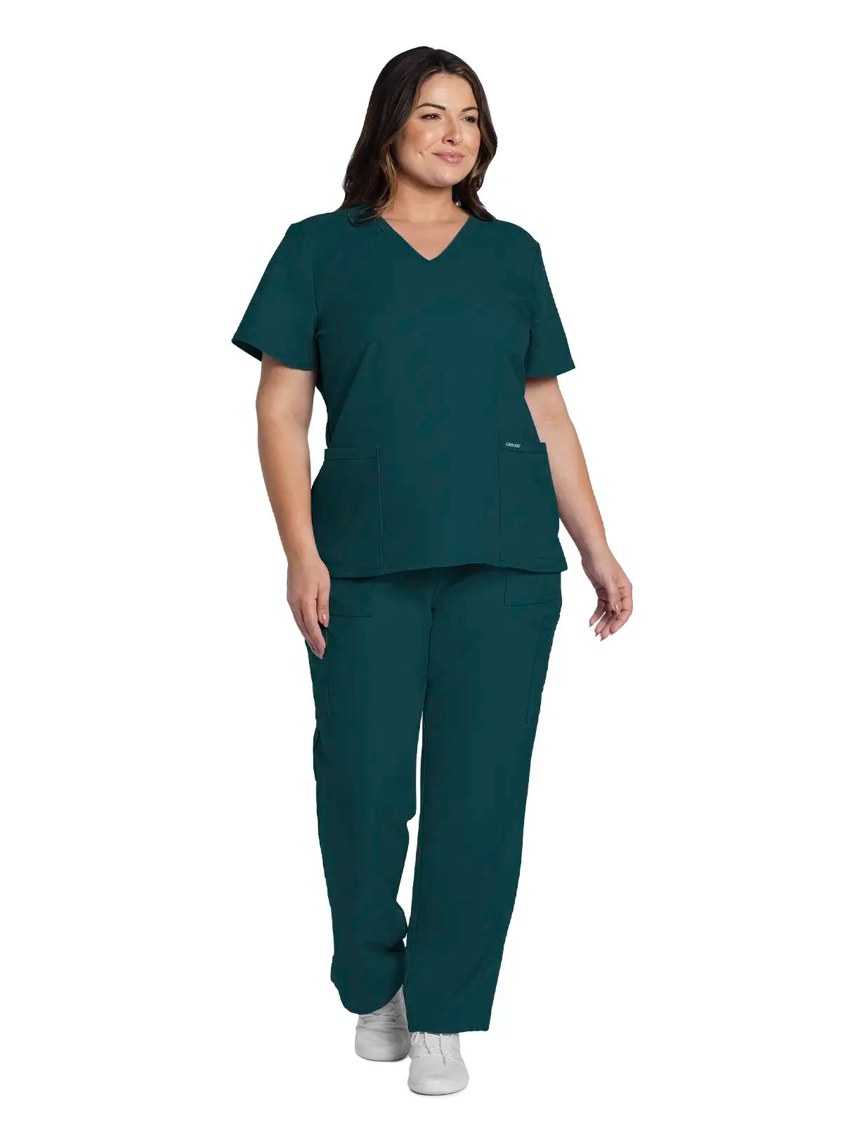 Casaca sanitaria mujer con cuello pico Cherokee Original Ultra CKE953A