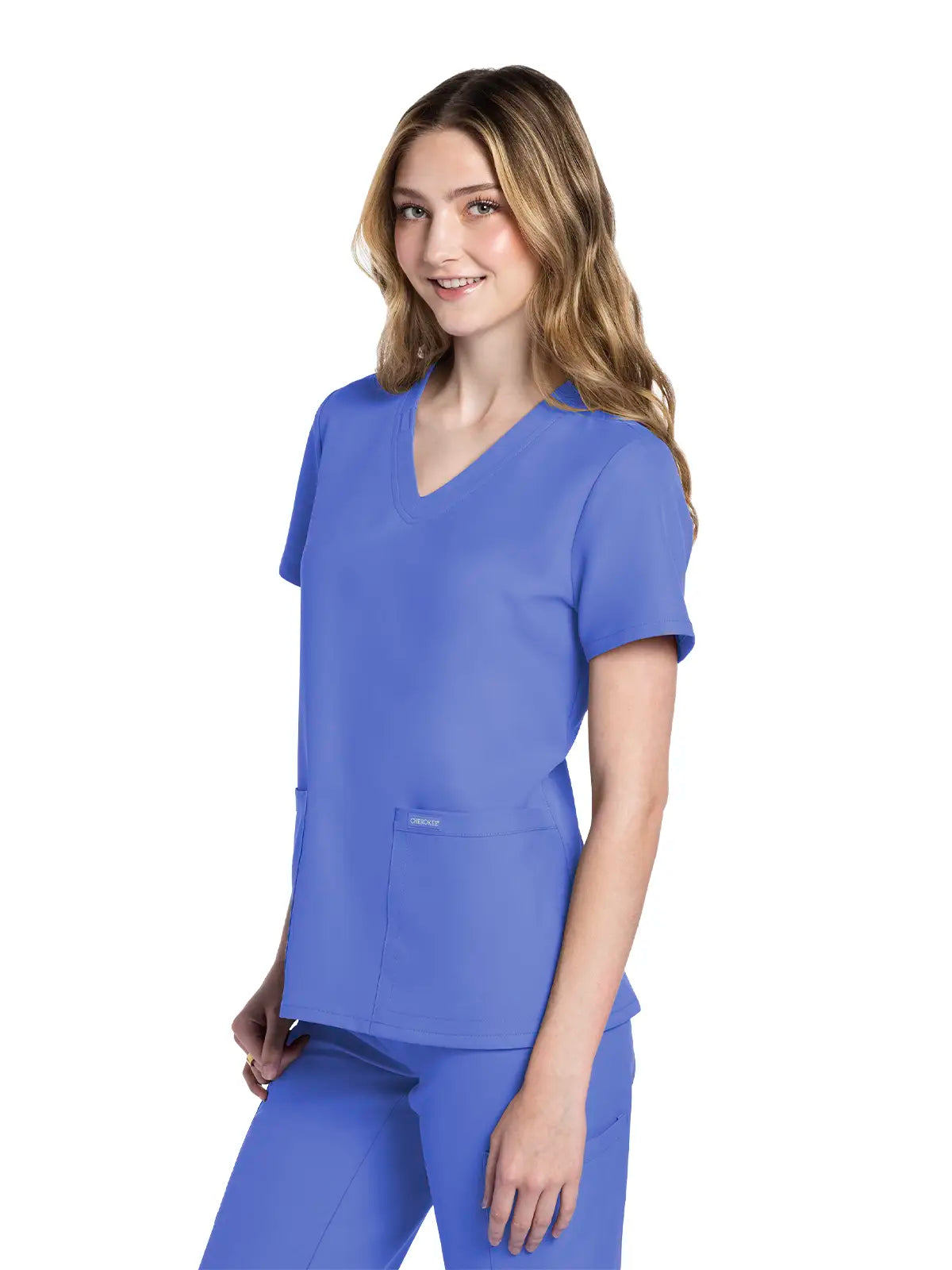 Casaca sanitaria mujer con cuello pico Cherokee Original Ultra CKE953A