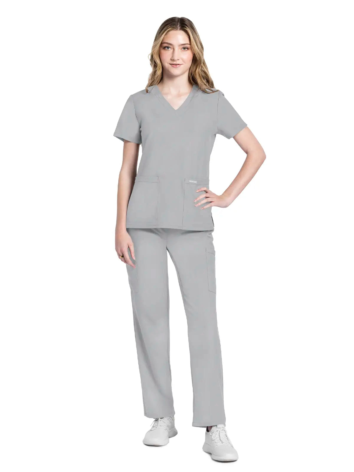 Casaca sanitaria mujer con cuello pico Cherokee Original Ultra CKE953A