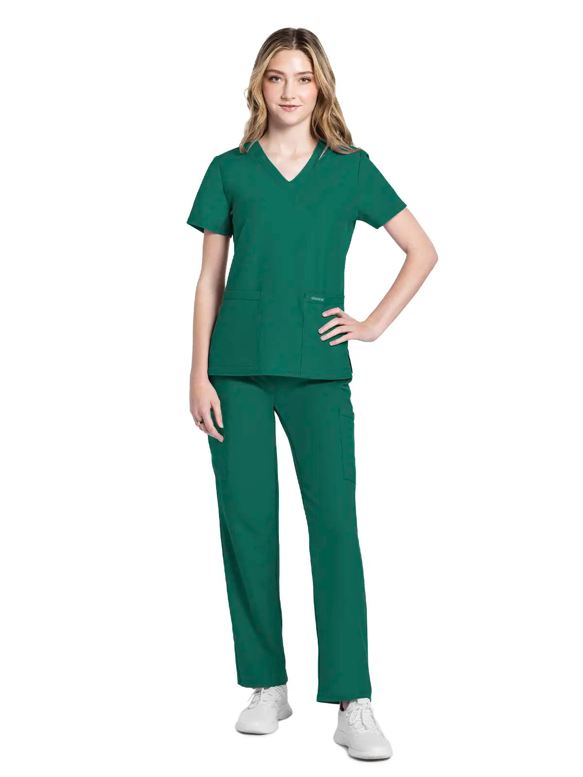 Casaca sanitaria mujer con cuello pico Cherokee Original Ultra CKE953A