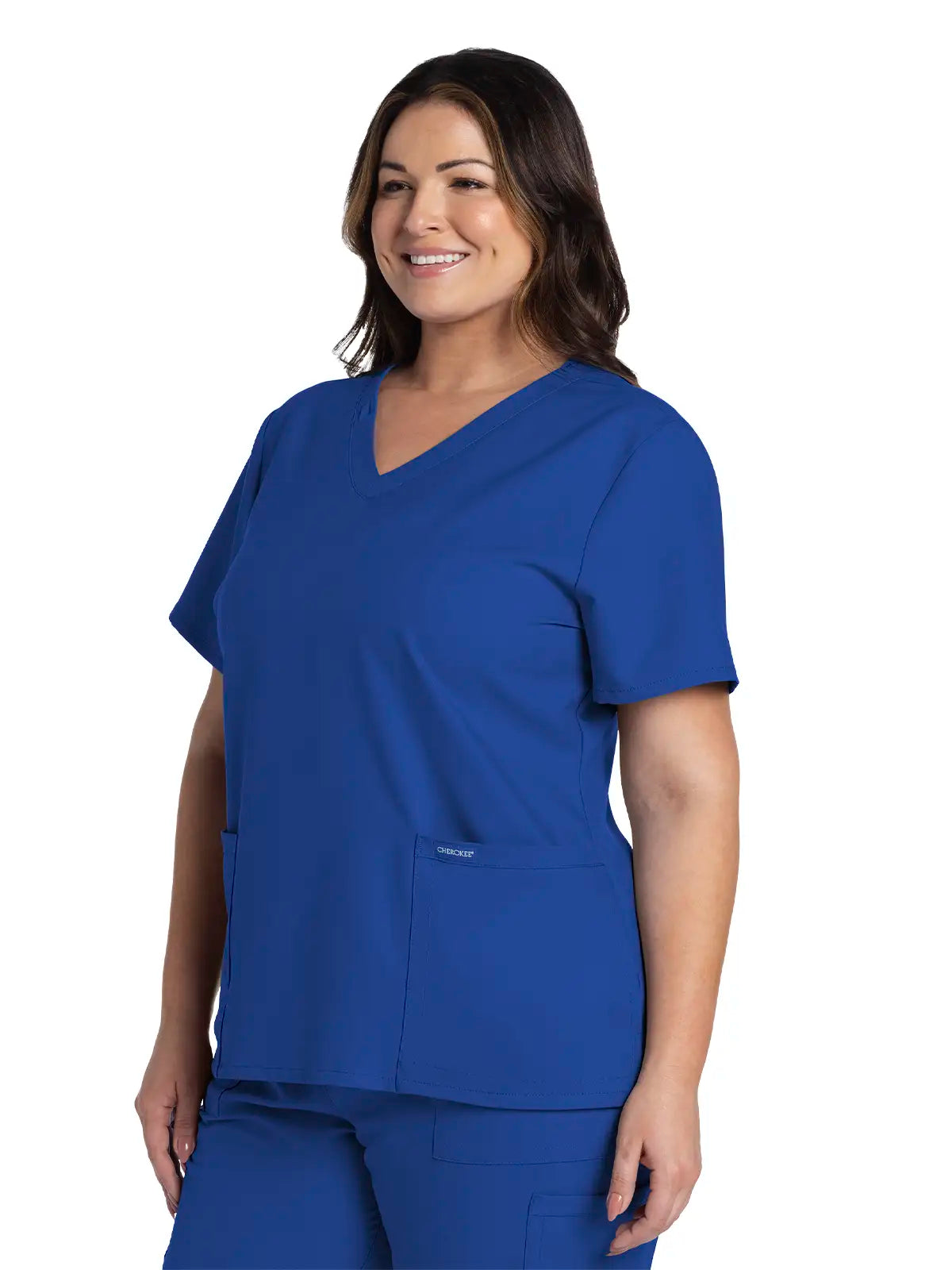 Casaca sanitaria mujer con cuello pico Cherokee Original Ultra CKE953A