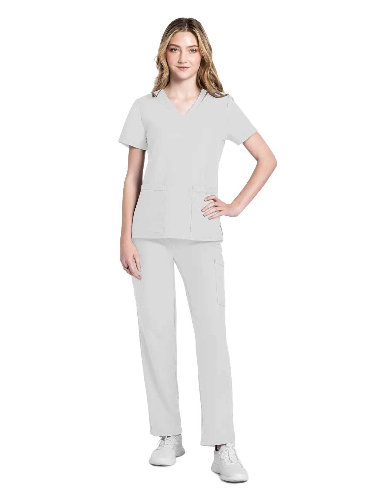 Casaca sanitaria mujer con cuello pico Cherokee Original Ultra CKE953A